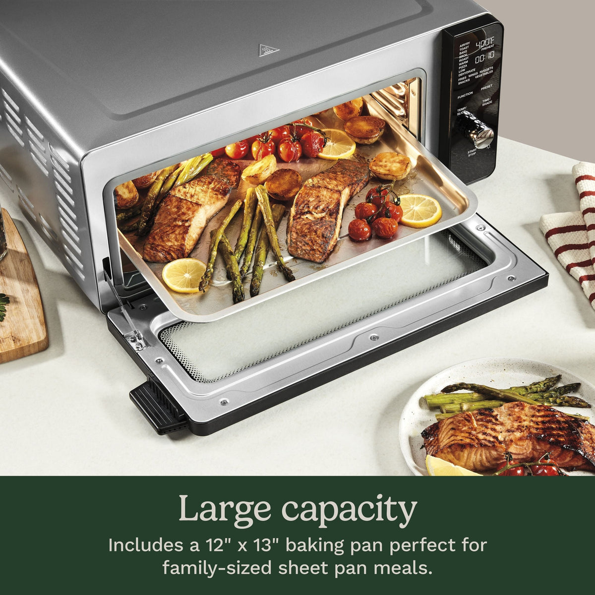 Cuisinart 1800W Large Flip Up Air Fry Toaster Oven