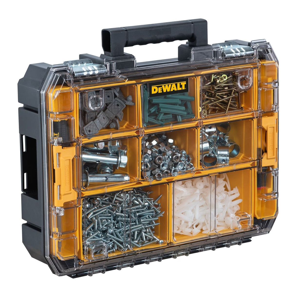Dewalt TSTAK Stackable Organizer with Clear Lid, 44-lb