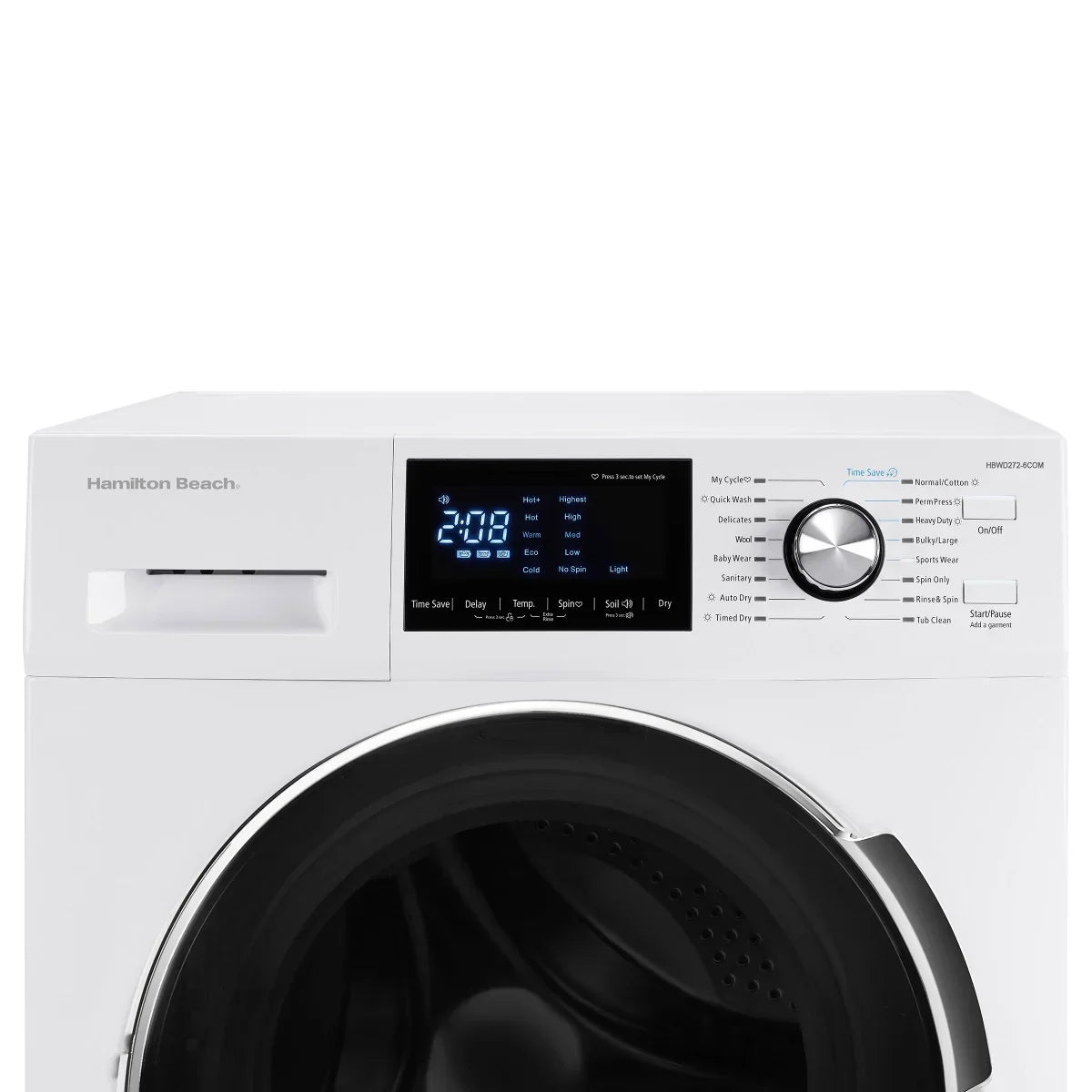 Hamilton Beach 24 in. 3.1 cu. ft. All-in-one Ventless Washer Dryer Combo