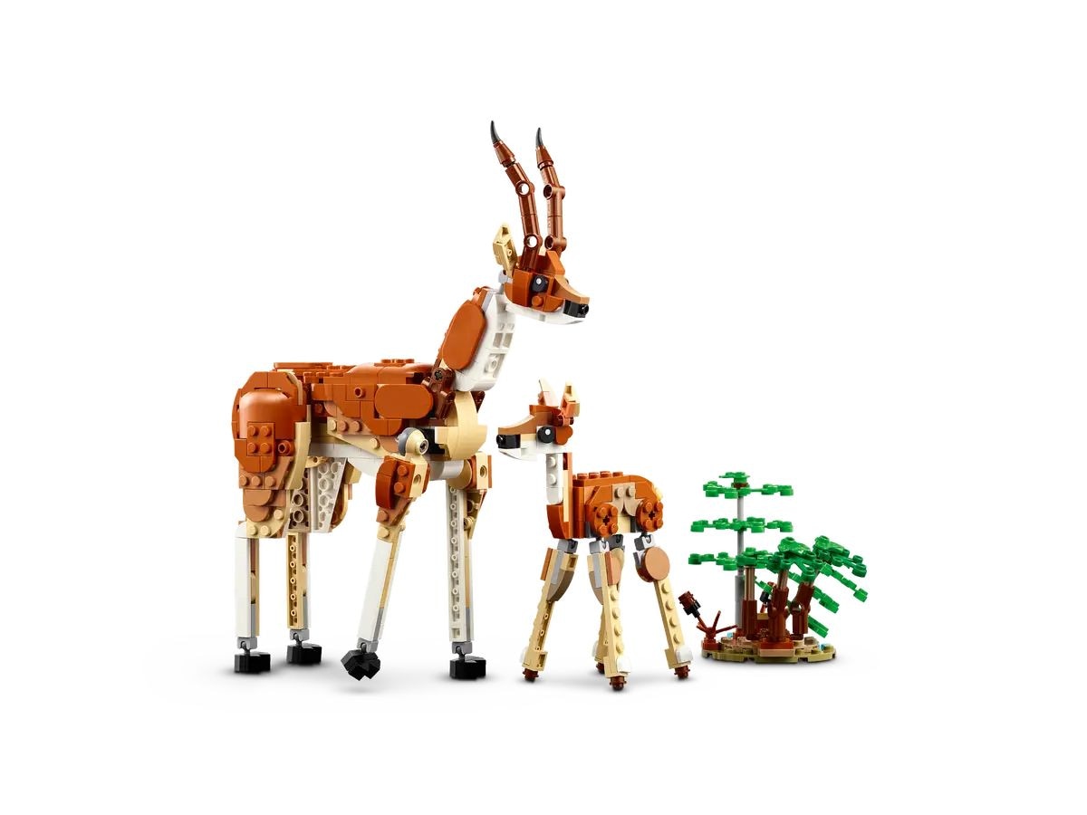 LEGO Creator 3-in-1 Wild Safari Animals - 31150, 780-pcs, Ages 9+