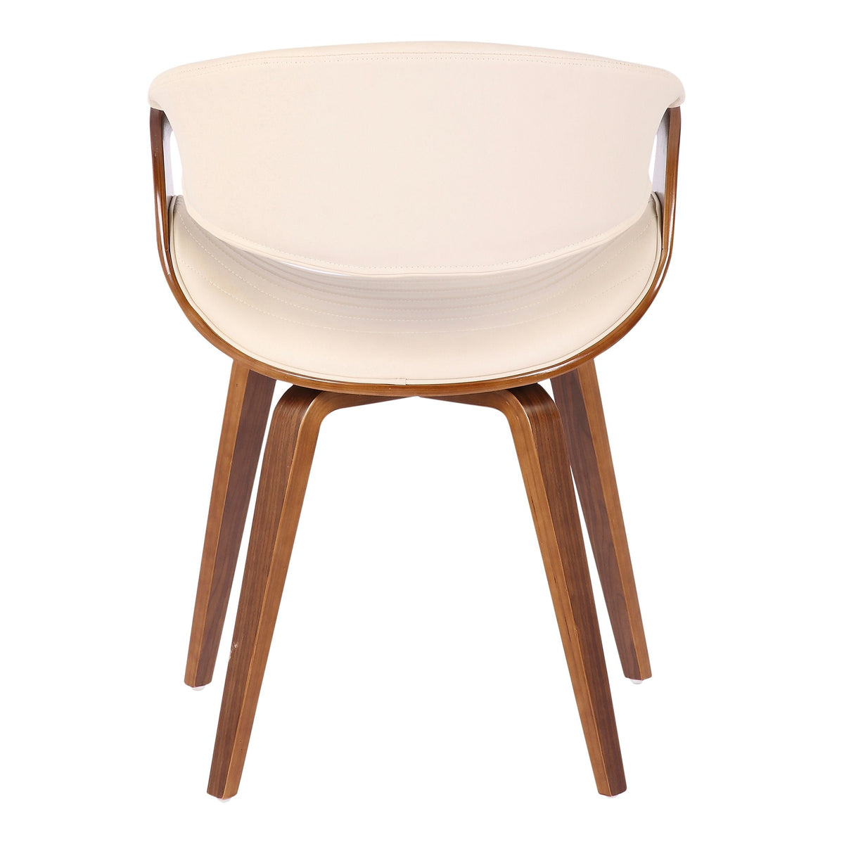 Lumisource Symphony Faux Leather Dining/ Accent Chair, Cream