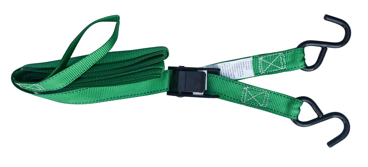 MotoMaster 900-lb Cambuckle Tie-Down Straps, Weatherproof, 1-in x 10-ft, 4-pk