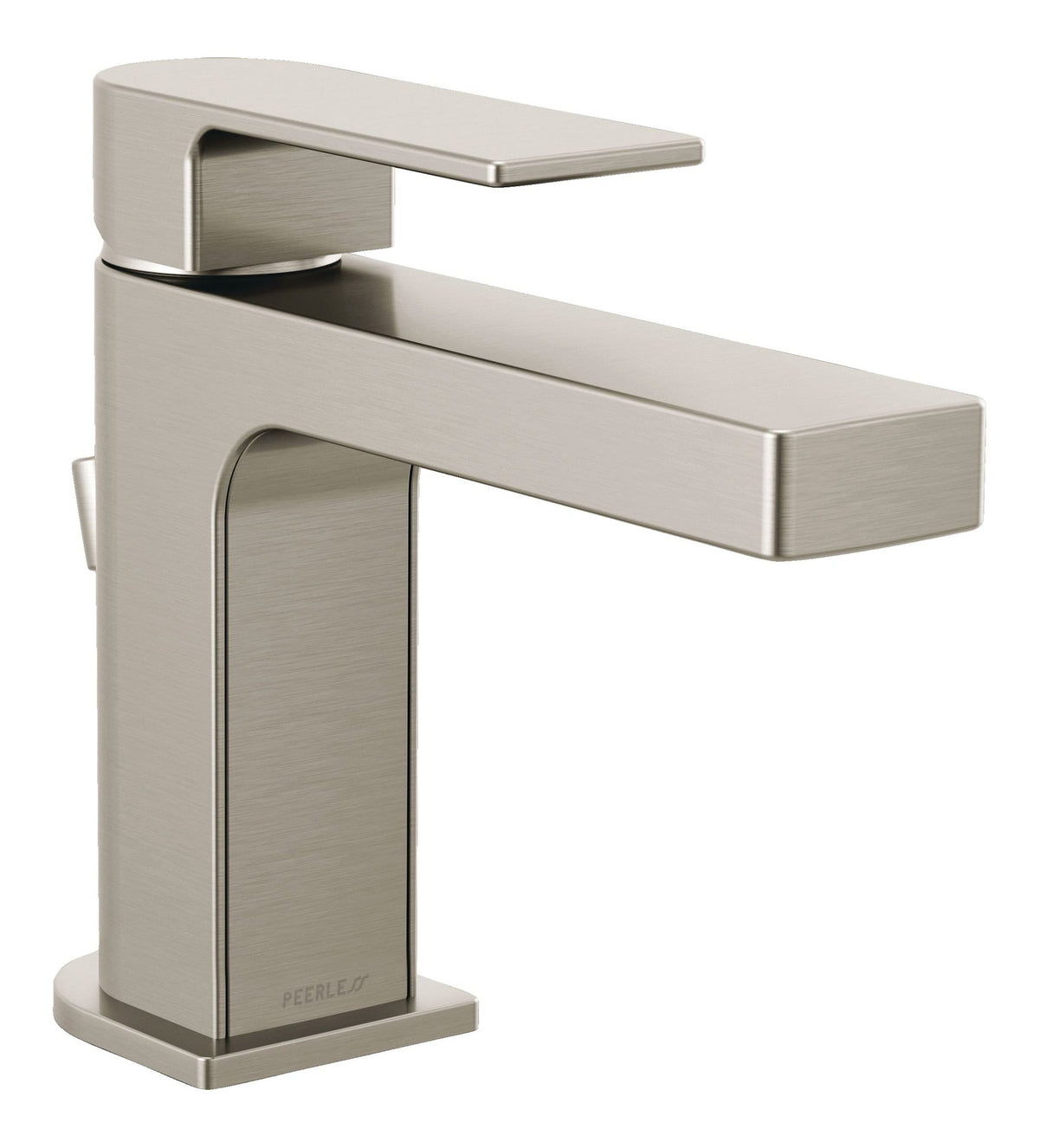 Peerless Xander Single Handle Rigid Spout Single Hole Bathroom Sink Faucet WaterSense Certified, Brushed Nickel
