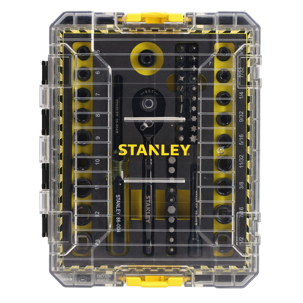 Stanley 52 Piece Black Chrome Nano Socket Set