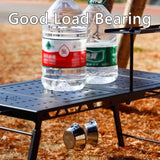 Folding Grill Table Metal Portable, Good Load-Bearing Capacity Items Can Be Hung on The Edge, Portable Camping Table, for Outdoor Picnic, BBQ, Cooking