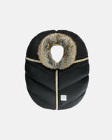 7AM Enfant Car Seat Cocoon Black Faux Fur