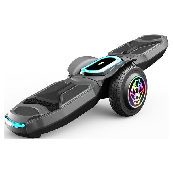 Swagtron Shuttle Zipboard Electric Hoverboard Skateboard 7 mph and 3-Mile Range LED Wheels Bluetooth Speaker M8