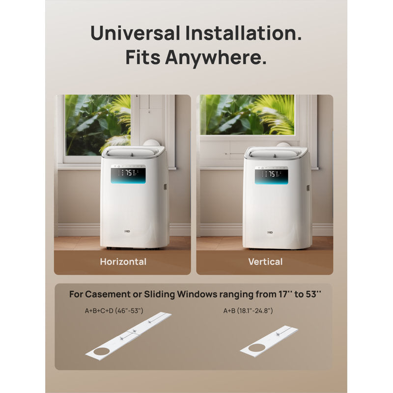 Dreo DR-HAC012S 8,000 BTU Smart Portable Air Conditioner – White