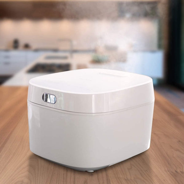 Buffalo White IH SMART COOKER, Rice Cooker and Warmer, 1 L, 5 cups of rice, Non-Coating inner pot, Efficient, Multiple function, Induction Heating... V5