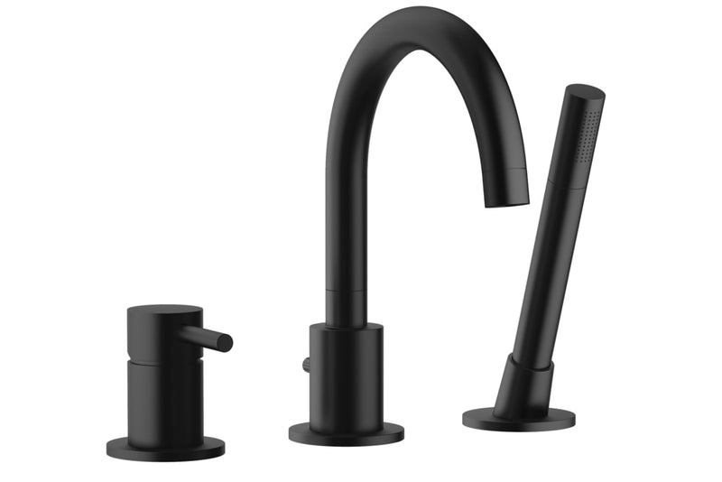 A&E Bath Piper Deck Mount Bathtub & Shower Faucet, Assorted Finishes T5