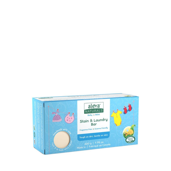 Aleva Naturals Plant-Based Stain and Laundry Bar, 220g Q6