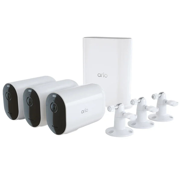 Arlo Pro 4 XL 3 Camera Security Bundle U8