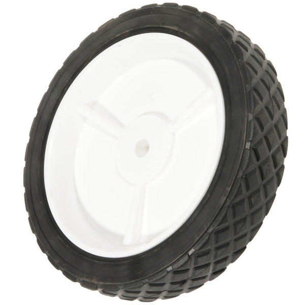Atlas Plastic Lawn Mower Replacement Wheel, Wide Tread 8-in x 1.75-in O1