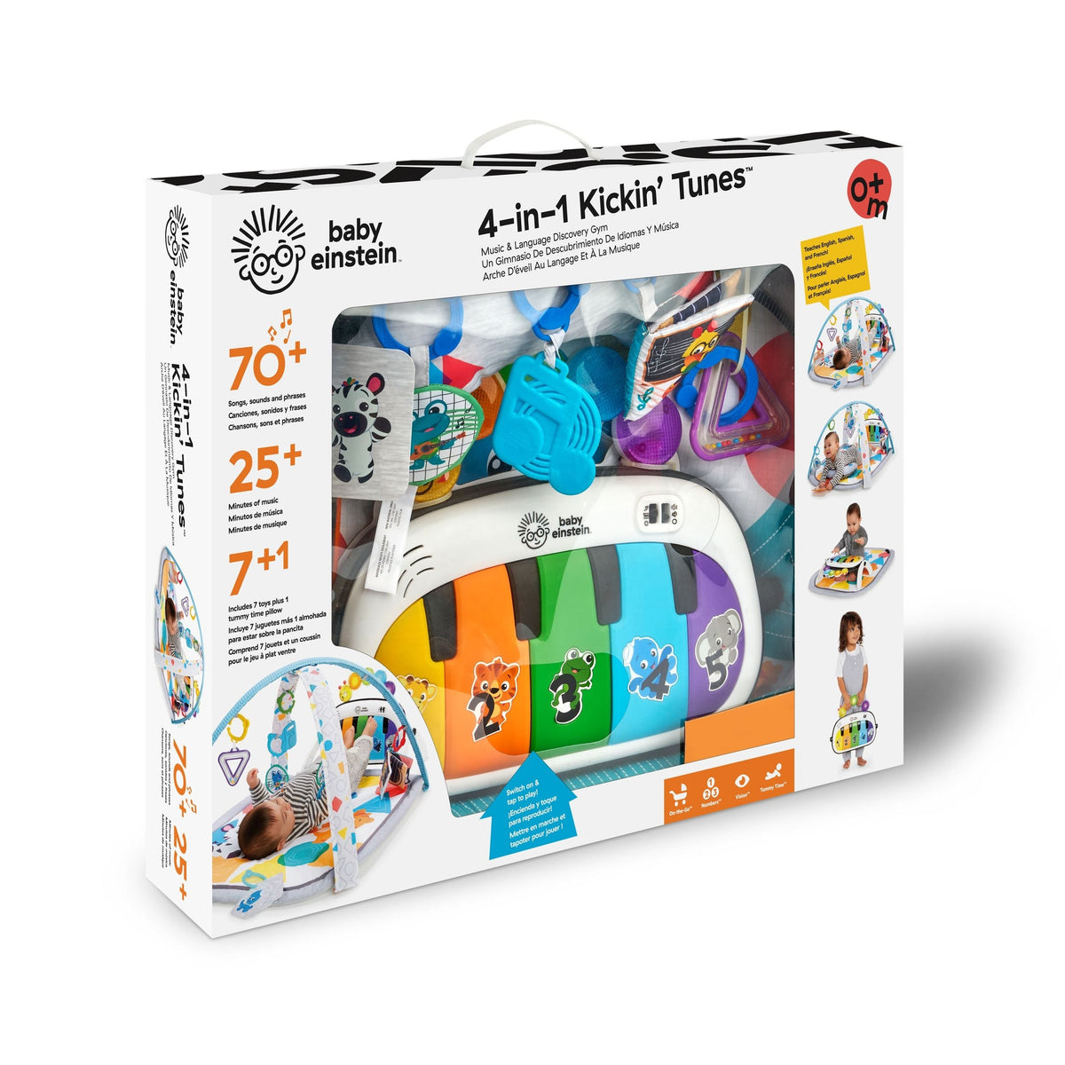 Baby Einstein 4-in-1 Kickin' Tunes Music and Language Discovery Gym