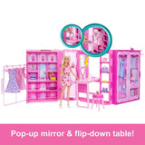 Barbie Dream Closet Toy Playset with Series 3.0 Fashion Doll and 25+ Accessories