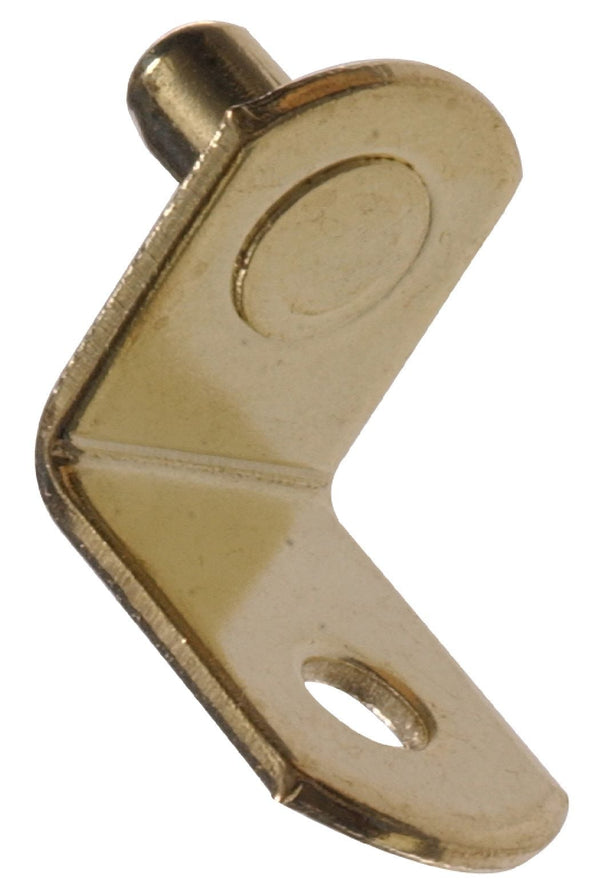 Brass Shelf Pin Metric, 1/4-in, 4-pk E0