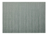 CANVAS Lurex Rectangle Textilene Woven Placemat, Sage, 13-in x 18-in, 4-pk