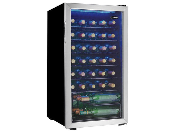 Danby 36 Bottle Free-Standing Wine Cooler in Stainless Steel (DWC036A1BSSDB-6) I7
