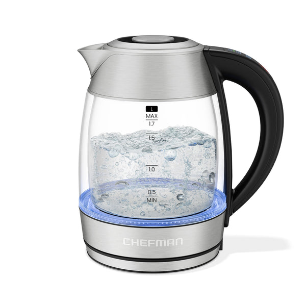 Chefman Custom-Temp 1.5L Digital Double Glass Kettle W1