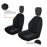 Classic Accessories UTV Bucket Seat Cover Set, Kawasaki Teryx 4, Black