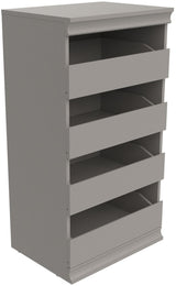 ClosetMaid Modular Stackable 4-Drawer Closet Storage Unit, Taupe