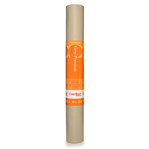 Con-Tact Grip Premium Non-Adhesive Cushioned Shelf/Drawer Liner, Taupe, 18-in x 4-ft G1