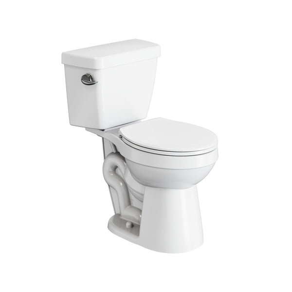 Danze 2-Piece Round Toilet Bowl with Soft Close, White, 4.8-L, Single Flush Z8