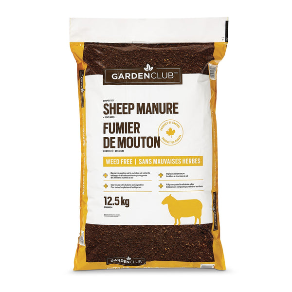 Garden Club Sheep Manure, 12.5-kg T4