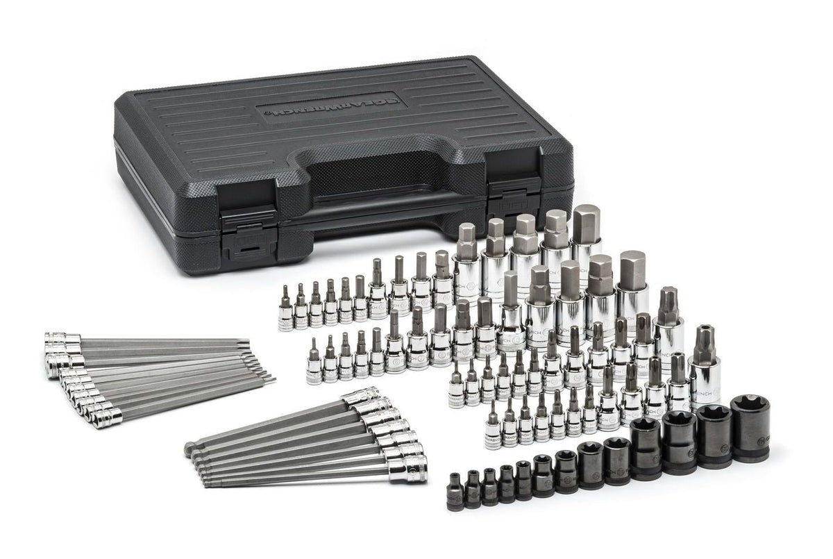 GearWrench Bit Socket Set, 84-pc, SAE/Metric