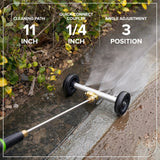 Greenworks 2-in-1 Water Broom & Undercarriage Cleaner, Pressure Washer Attachment