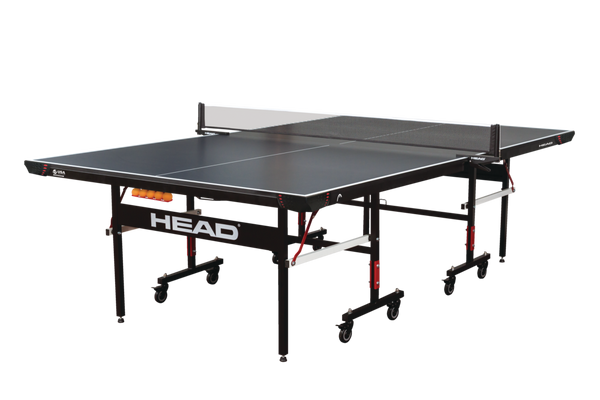 Head Summit Foldable Pong Table Tennis with Net & Built-In Storage F0