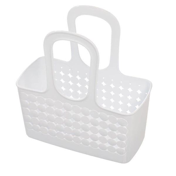 iDesign Orbz Small Tote Portable Shower Caddy with Handle, White E7