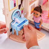 KidKraft Tote-ables Cottage Doll House Playset for Kids, Includes Doll, Ages 3+