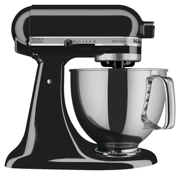 KitchenAid Artisan Series 5-Quart Tilt-Head Stand Mixer, Onyx Black V6