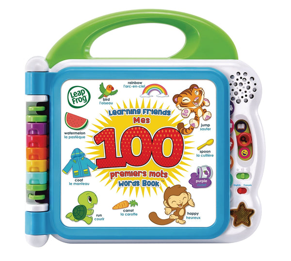 LeapFrog Learning Friends 100 Words Book Play Toy For Toddlers, Bilingual, Ages 18m+ K8