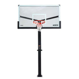 Lifetime Mommoth Bolt Down Basketball Hoop with 72-in Tempered Glass