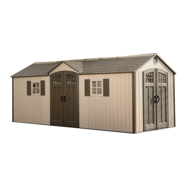Lifetime Outdoor Storage Shed with Dual Side Entry, 20 x 8-ft G7