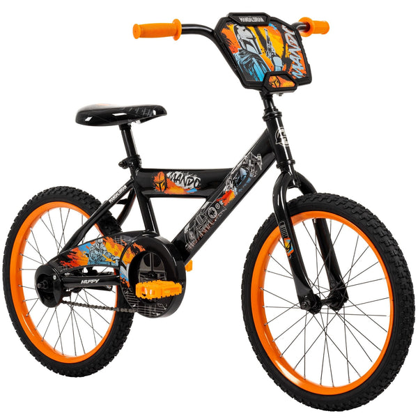 Lucasfilm Star Wars The Mandalorian Kids' Bike with Coaster Brakes, Ages 5-13, 18-in D1