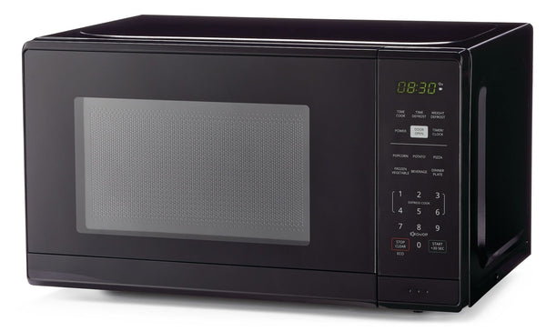 MASTER Chef Countertop Microwave, 700 W, Black, 0.7-cu-ft D2