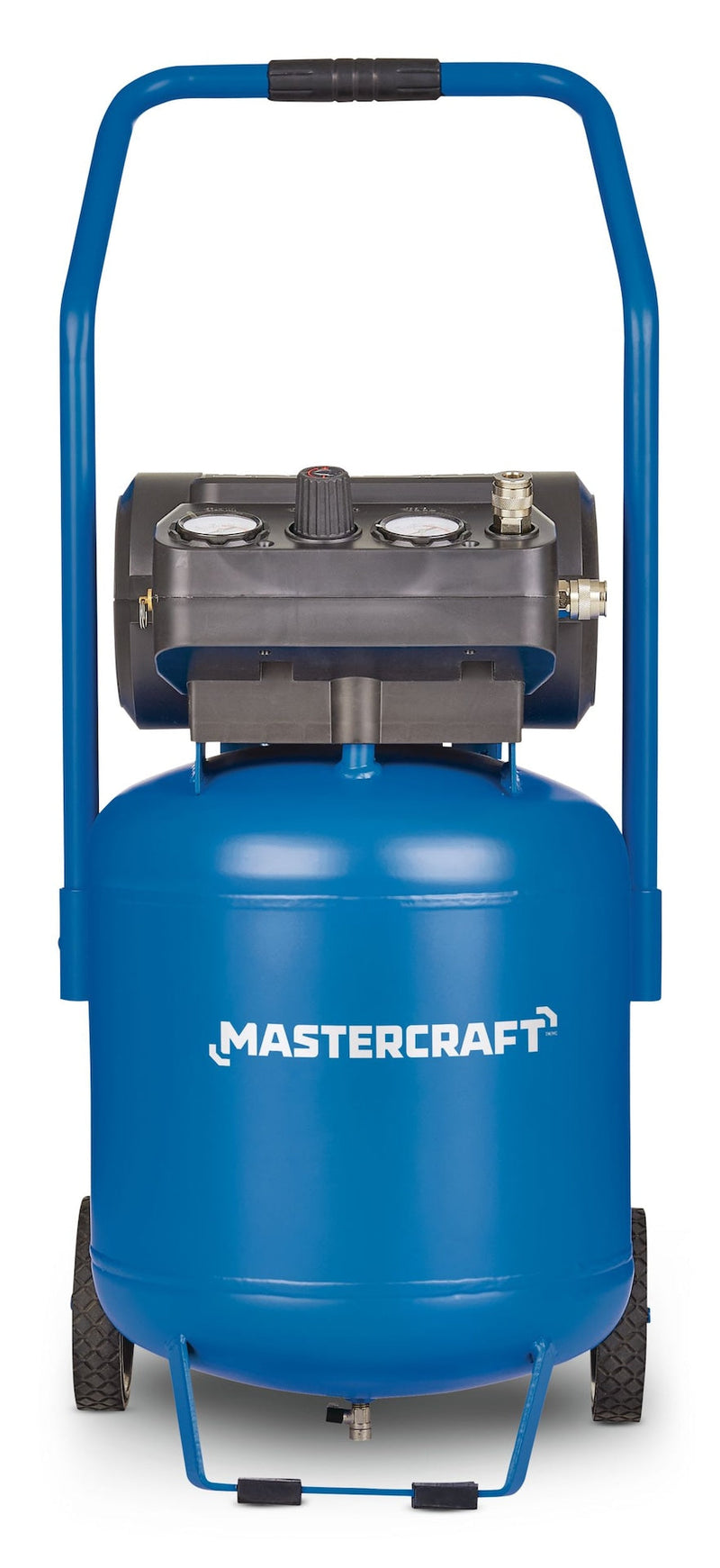 Mastercraft 10-Gallon Oil-Free Portable Vertical/Horizontal Air Compressor, 135 PSI, 1.8 HP Z7