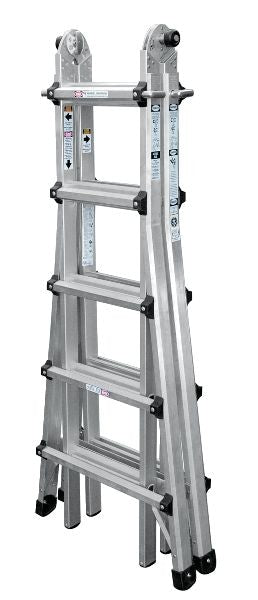 Mastercraft Grade 1A Aluminum Multi-Task Ladder, 21-ft, 300-lb W3