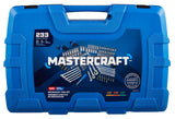 Mastercraft Socket Set, 233-pc, SAE / Metric, Nickel-Chrome Plating