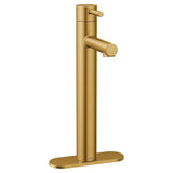 Moen Align Single Handle High Arc Vessel Single Hole Bathroom Sink Faucet, WaterSense Certified, Brushed Gold