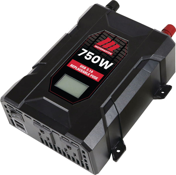MotoMaster 750W Power Inverter with LCD Screen, Grey V9
