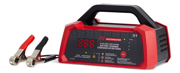 MotoMaster Classic Series Smart Battery Charger/Maintainer, Fully Automatic, 8/4/2-Amp, 12V S7