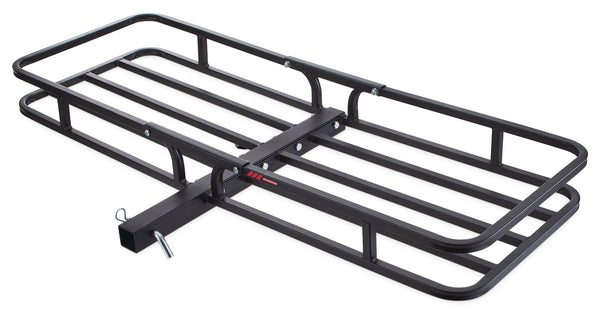 MotoMaster Steel Hitch Basket Cargo Carrier, 500-lb Capacity, Black M5
