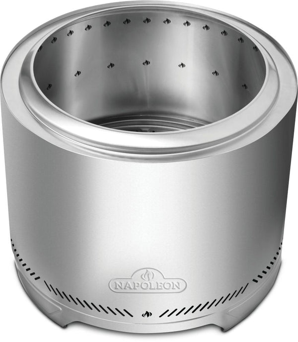 Napoleon Timberwolf Outdoor Smokeless Multi-Fuel Fire Pit, Stainless Steel, 22-in L6