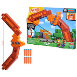 NERF Minecraft Bow Dart Blaster with Pull-Back Priming and 8 Darts
