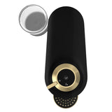 Nespresso Vertuo Pop+ Deluxe Coffee and Espresso Machine by Breville with Aeroccino with $25 Nespresso Coffee Credit, Matte Black and Gold