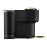 Nespresso Vertuo Pop+ Deluxe Coffee and Espresso Machine by Breville with Aeroccino with $25 Nespresso Coffee Credit, Matte Black and Gold